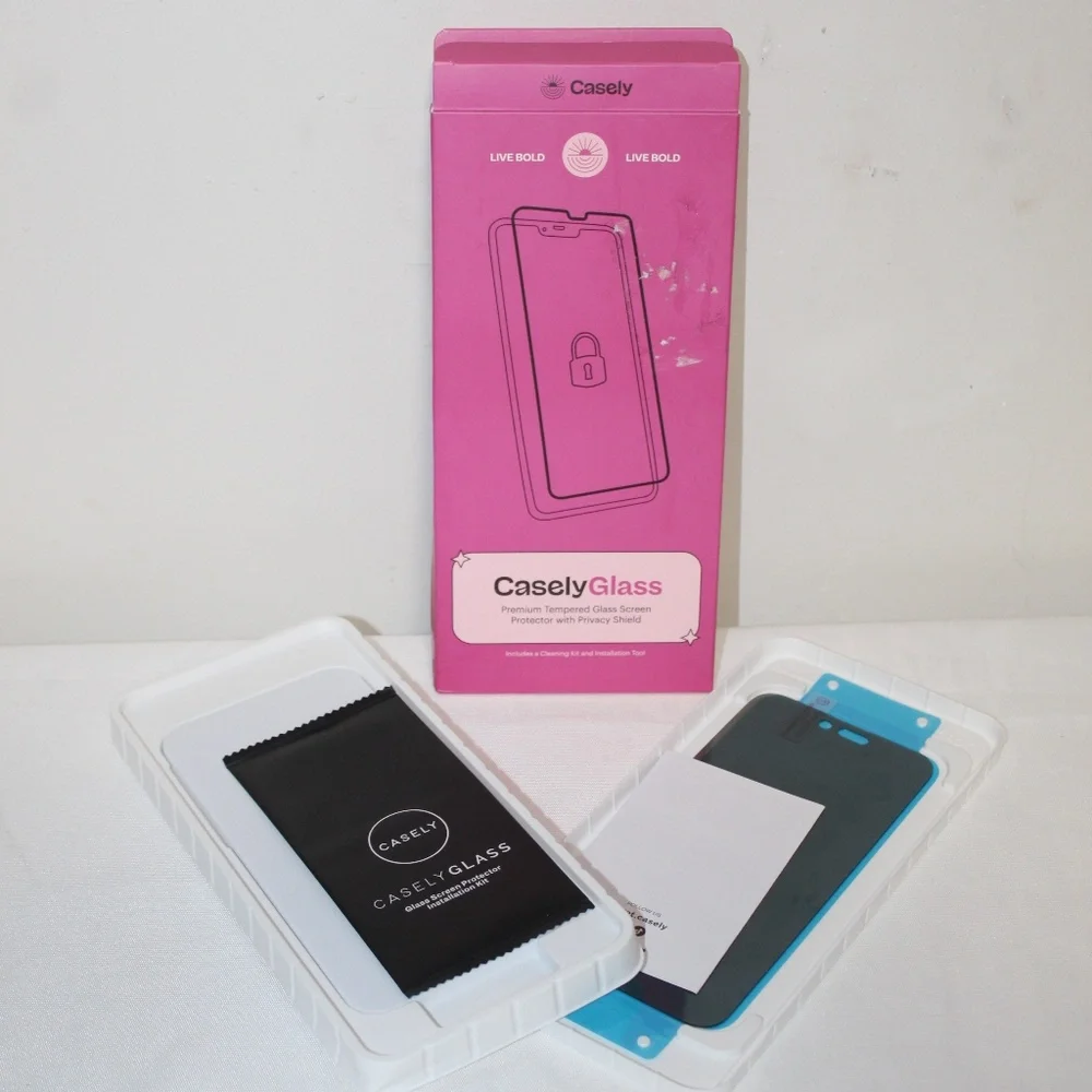 Casely Glass Premium Tempered Glass Screen Protector with Privacy Shield